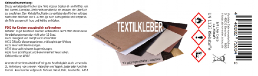 Preview: Textilkleber 1/4Liter